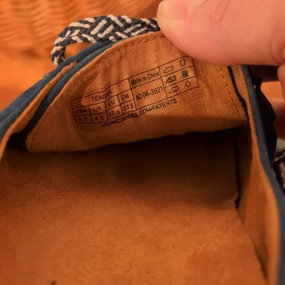 Vionic Blue Teagan Loafers Womens 6.5 - Picture 6 of 9